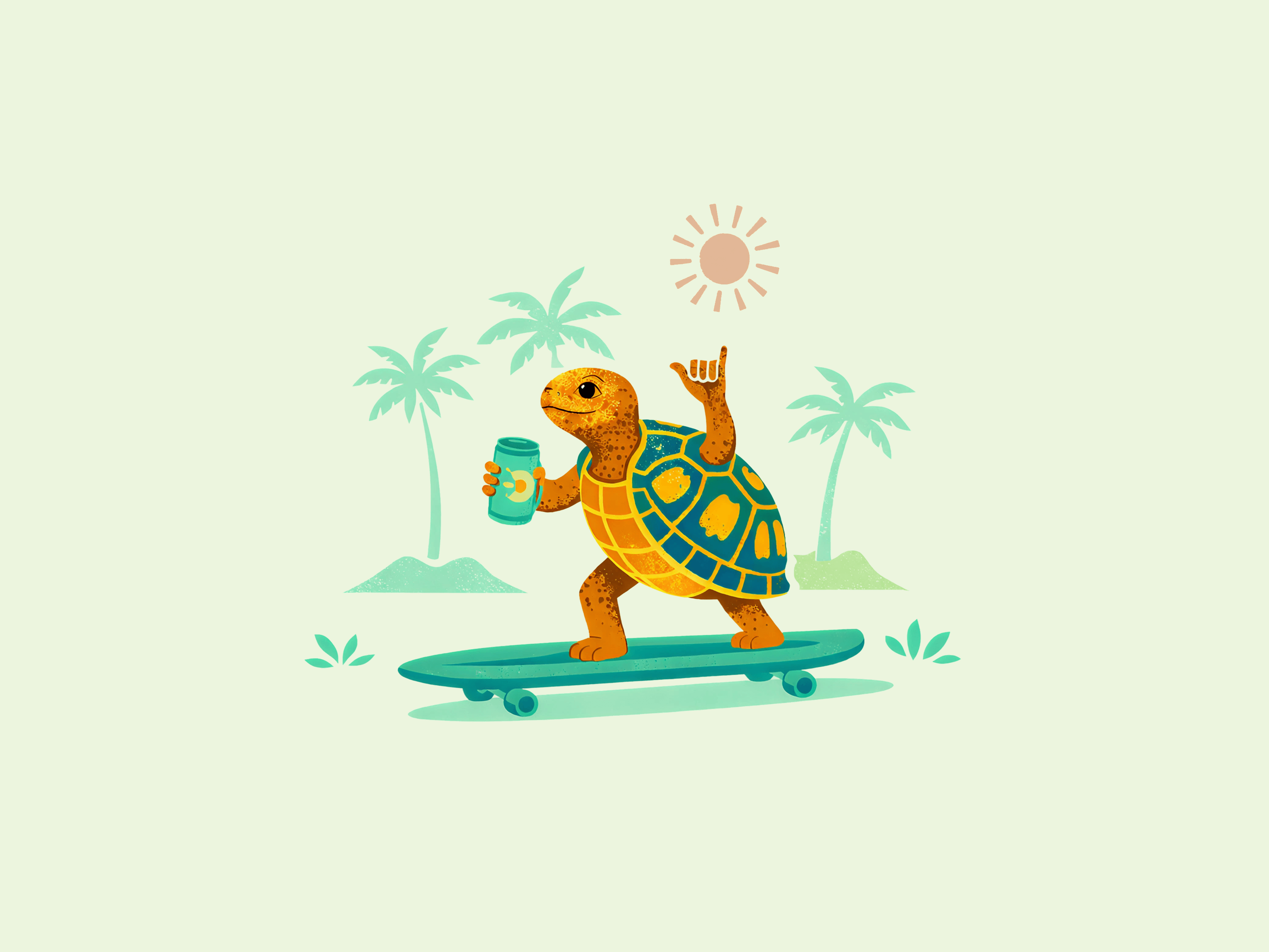 TT-03 Eastern Box Turtle: "Shell Study", a Turtle Tuesday Club illustration by Lee Eisenbarth
