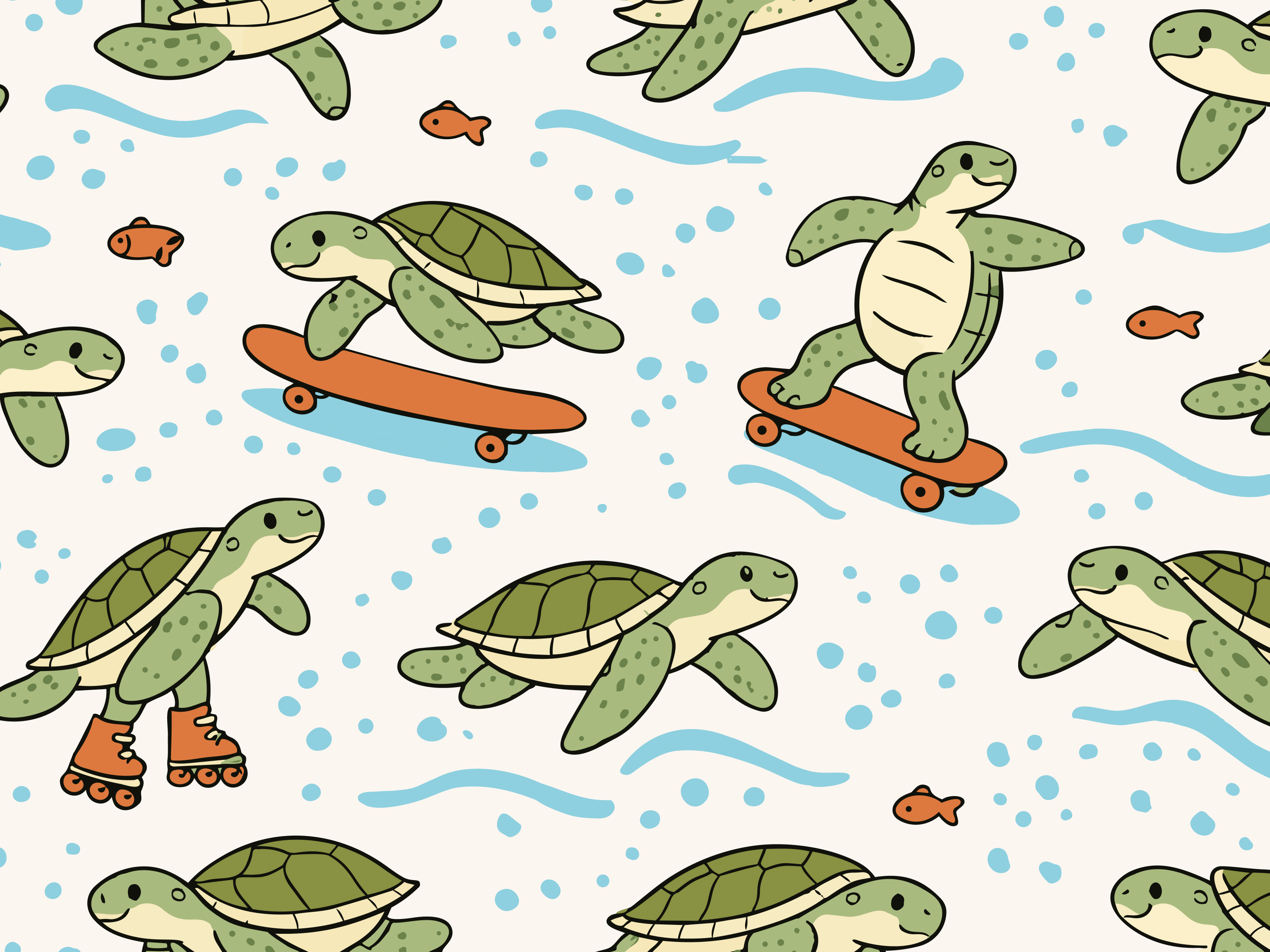 TT-08 Kemp’s Ridley Sea Turtle: "Sand Dollar", a Turtle Tuesday Club illustration by Lee Eisenbarth