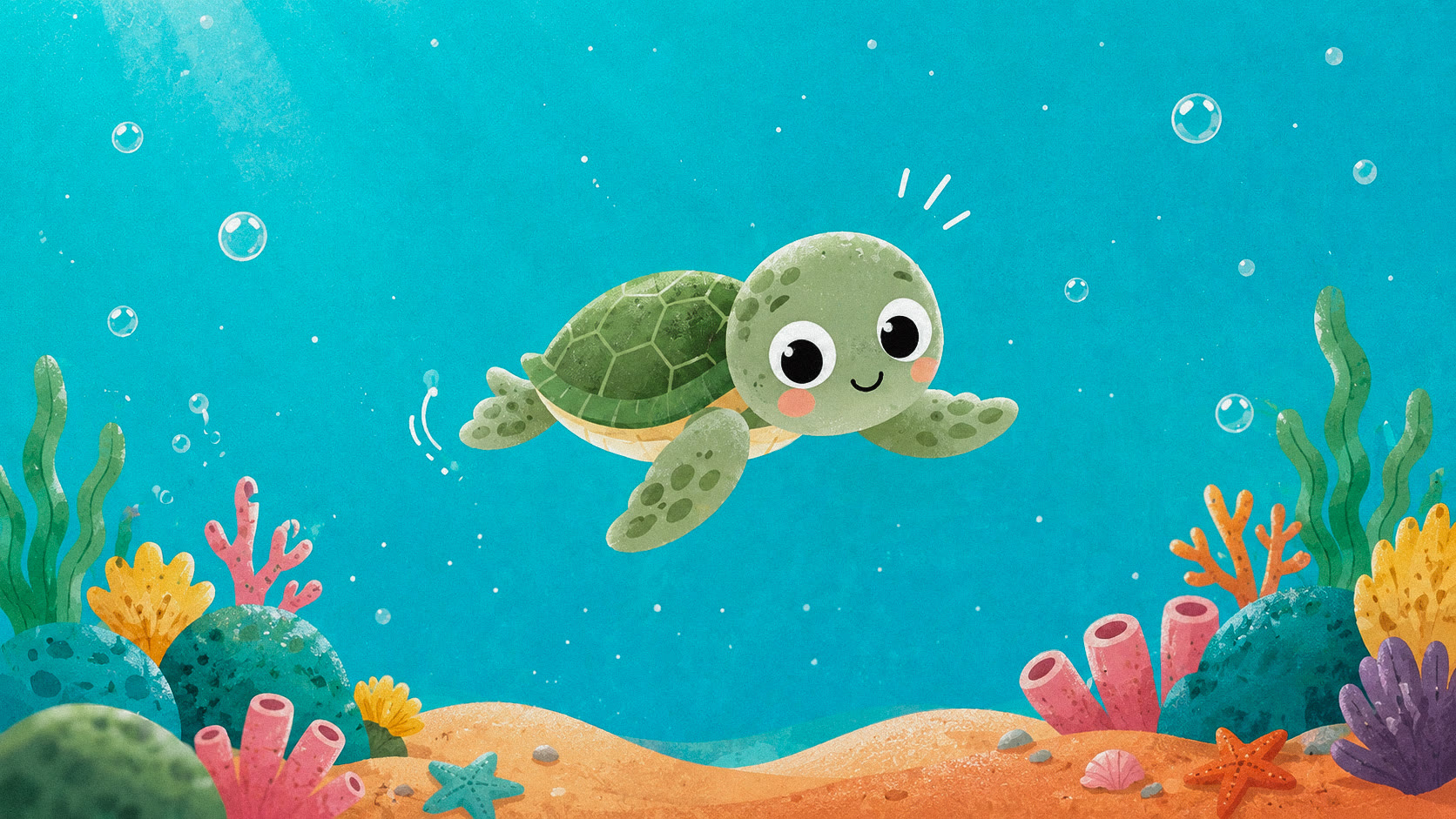 TT-12 Olive Ridley Sea Turtle: "Flash Mob", a Turtle Tuesday Club illustration by Lee Eisenbarth