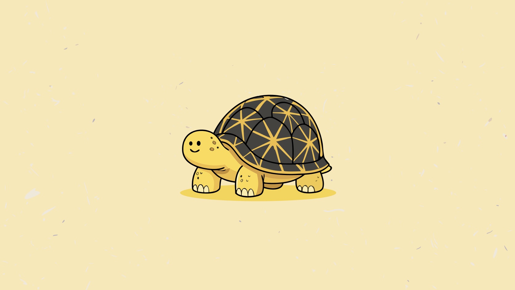 TT-21 Burmese Star Tortoise: "The Comeback Kid", a Turtle Tuesday Club illustration by Lee Eisenbarth