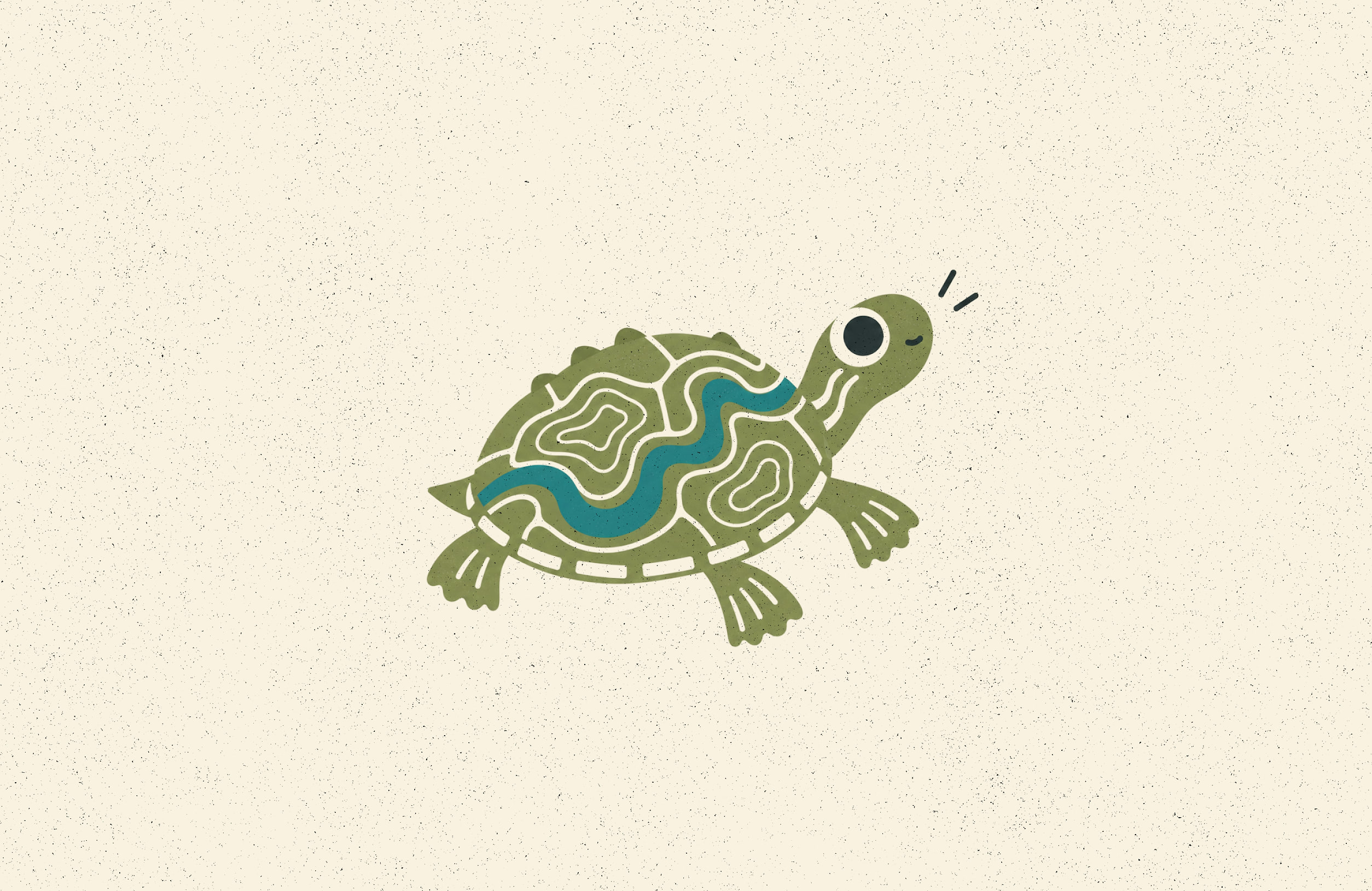 TT-33 Pascagoula Map Turtle: "The Map Maker", this week’s Turtle Tuesday illustration